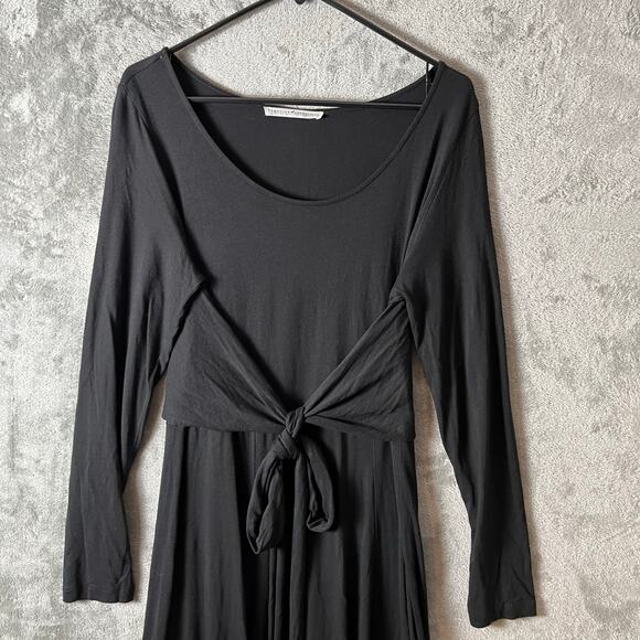 Peruvian Connection Fonteyn Dress Scoop Neck Wrap Pima Cotton Large Pima Cotton - Picture 6 of 6